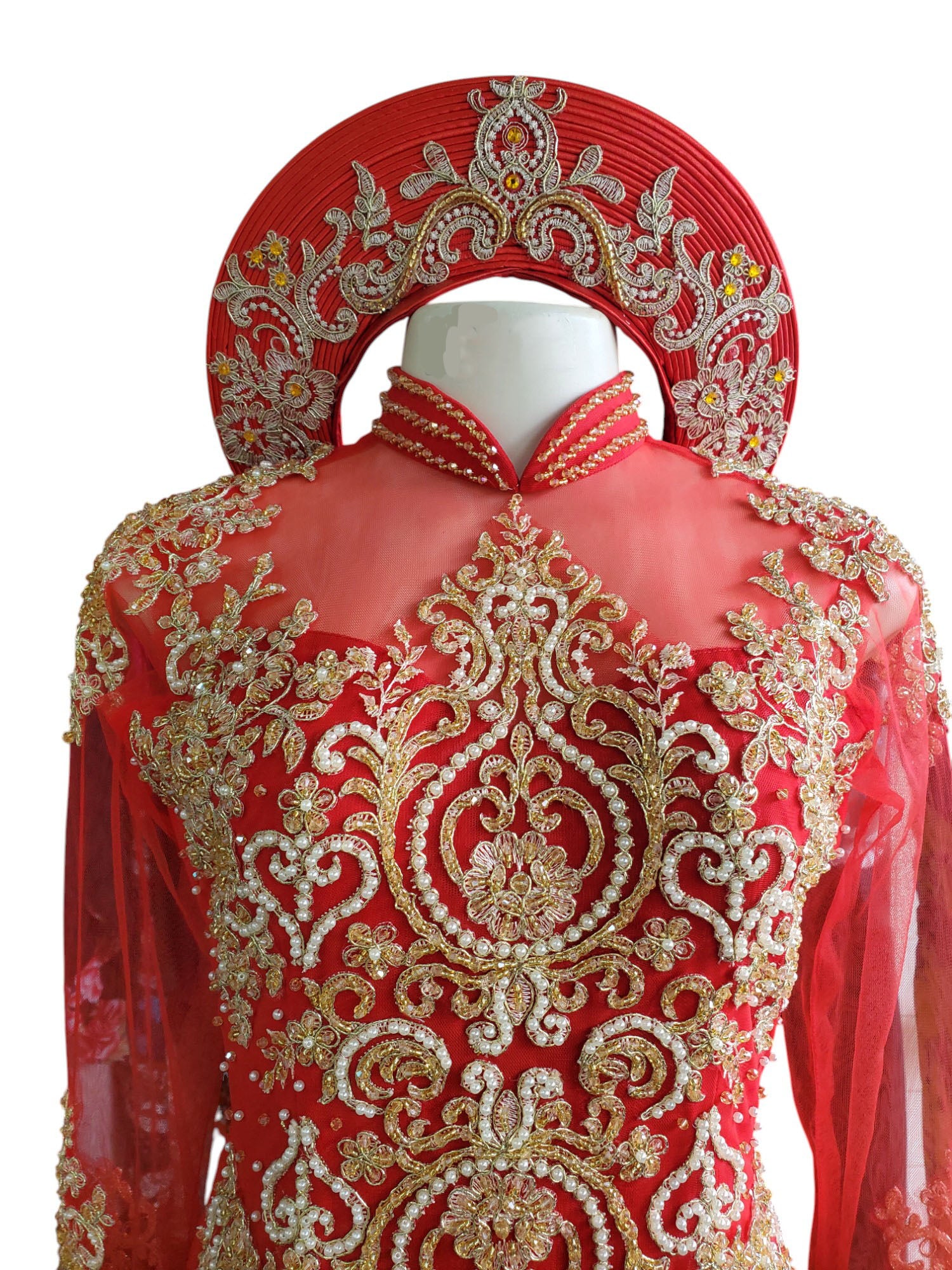 Red + Gold Trim