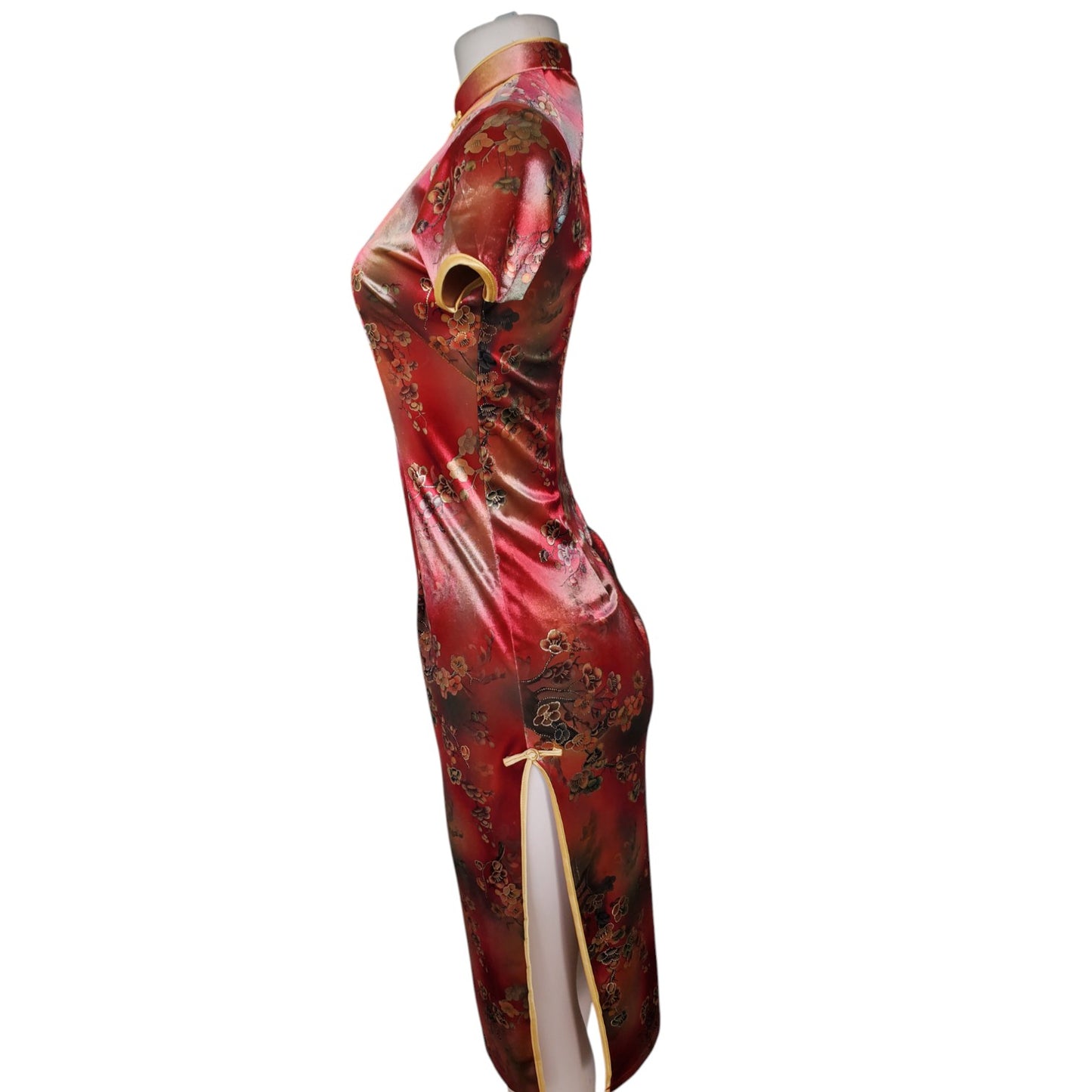 Stretch Velvet Cheongsam Dresses