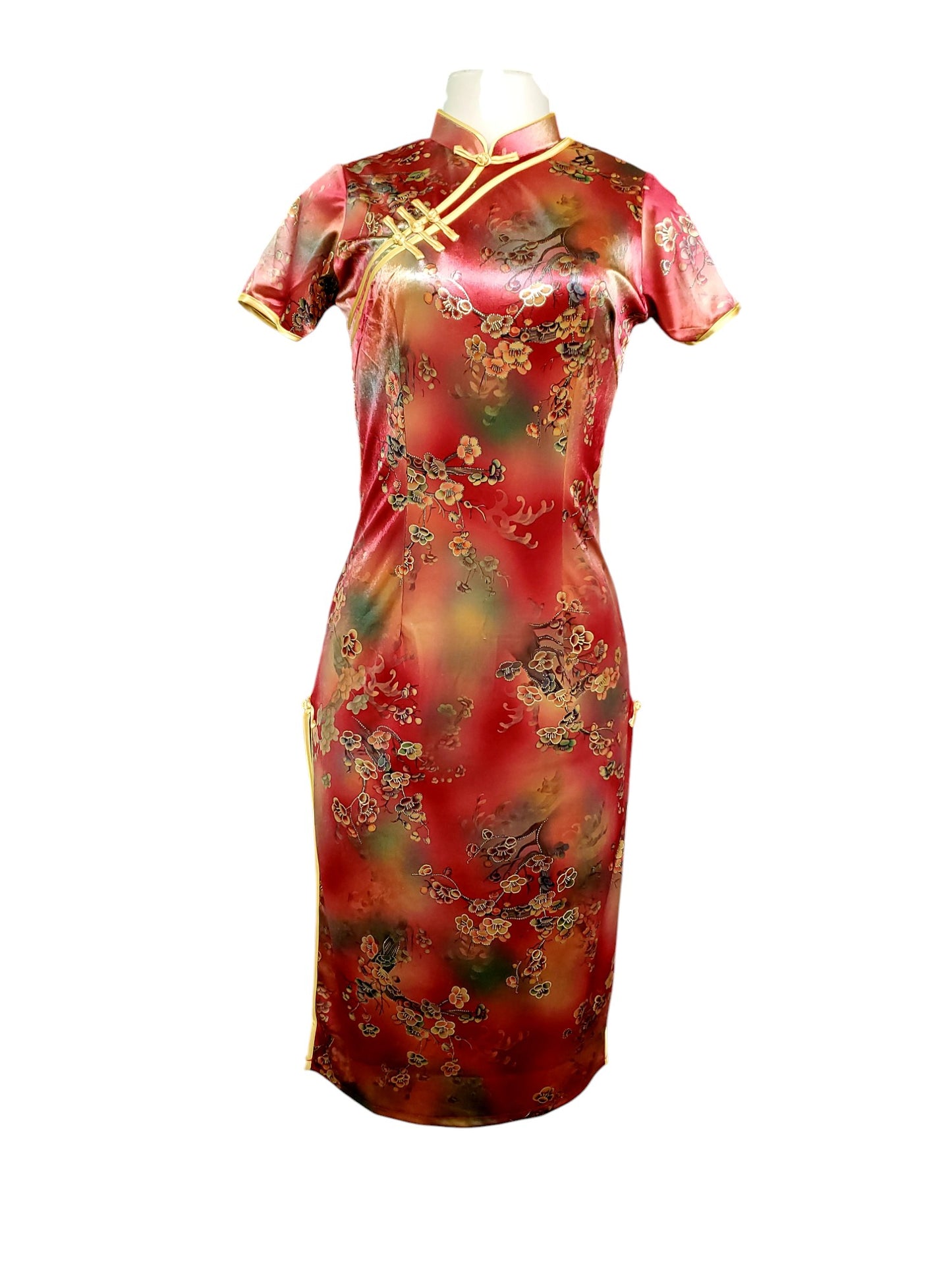 Stretch Velvet Cheongsam Dresses