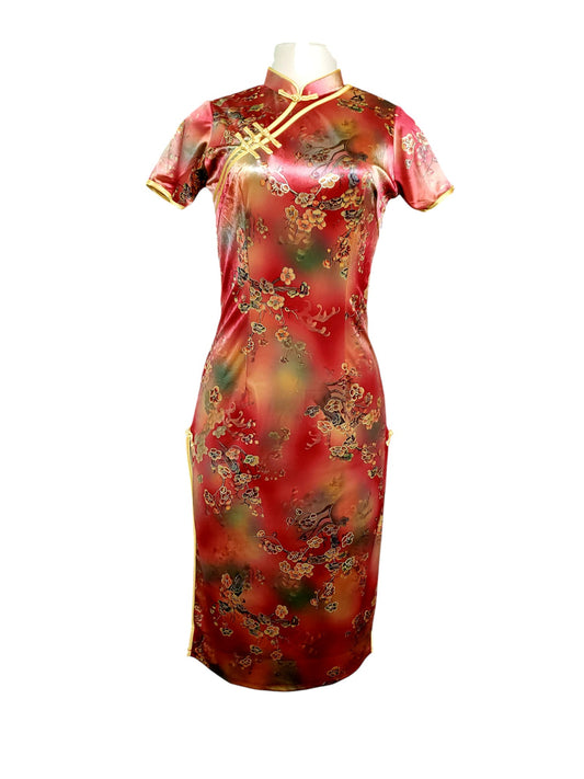 Stretch Velvet Cheongsam Dresses