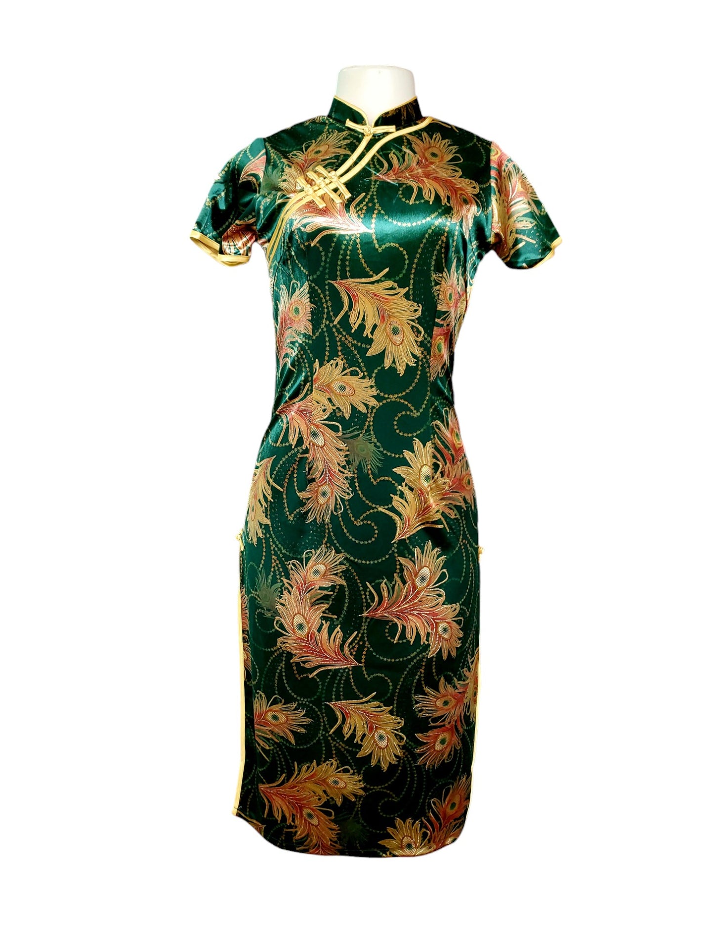 Stretch Velvet Cheongsam Dresses