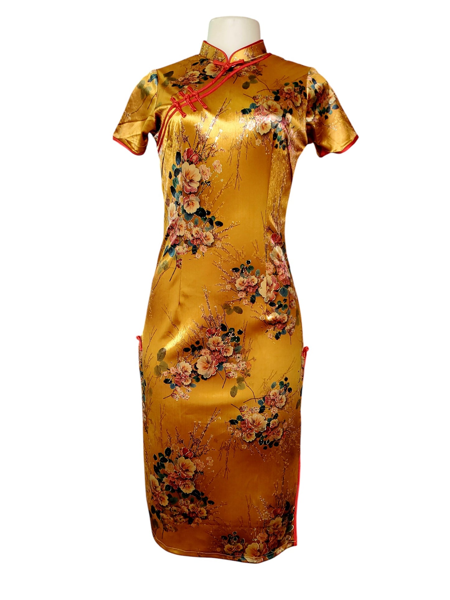 Stretch Velvet Cheongsam Dresses