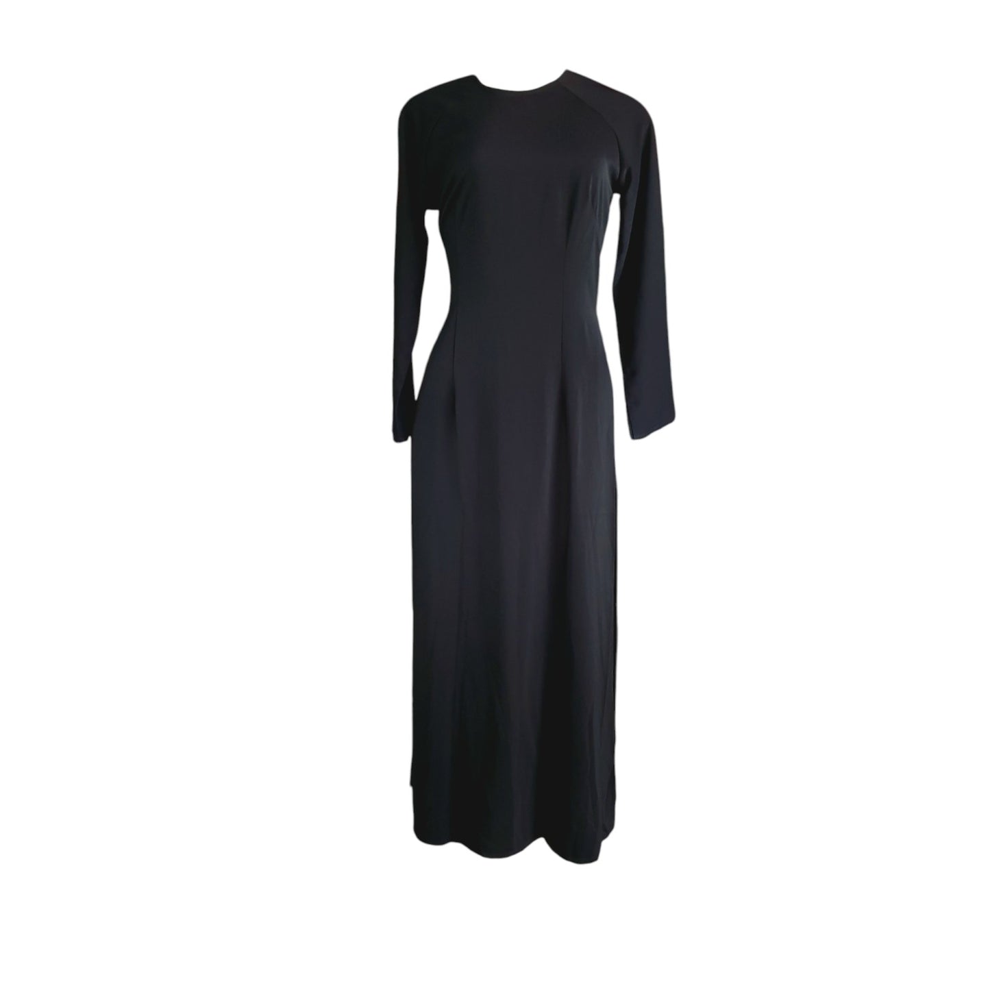 Solid Black Ao Dai